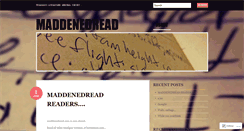 Desktop Screenshot of maddenedread.com